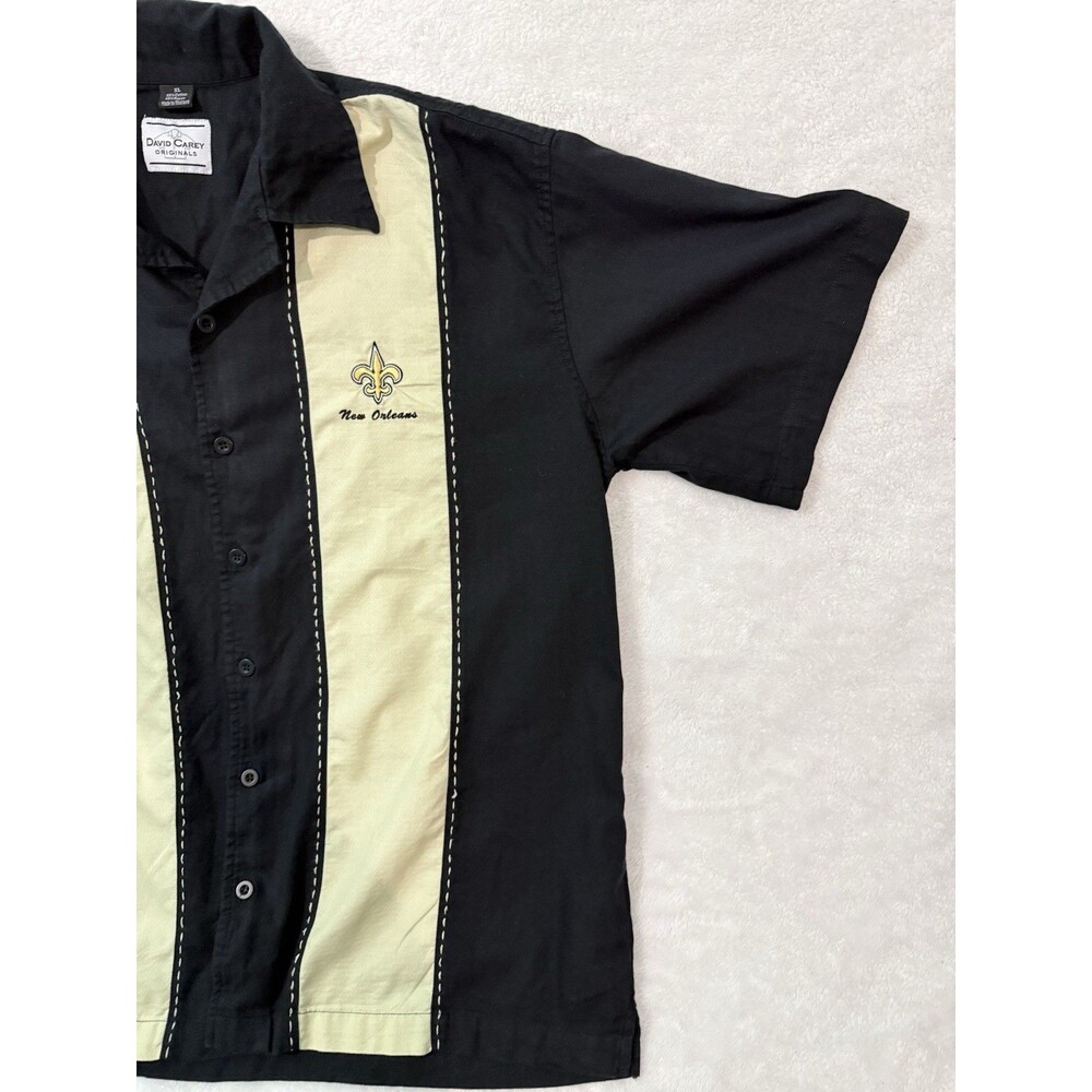 David Carey Originals Shirt Mens New Orleans Saints Football Sports Sz XL - Picture 2 of 9